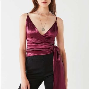 LAST DAY🌷3 for 15 | UO Carrie Satin Tie-Side Cami